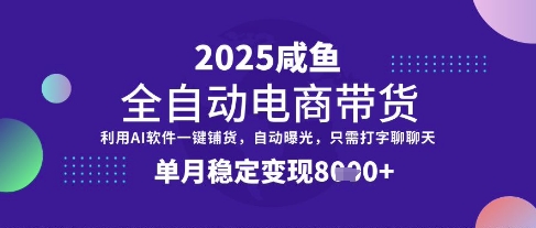 全网首发【闲鱼全自动电商带货】三年磨一剑，一朝露锋芒，单月稳定变现8k+【揭秘】 - 趣酷猫