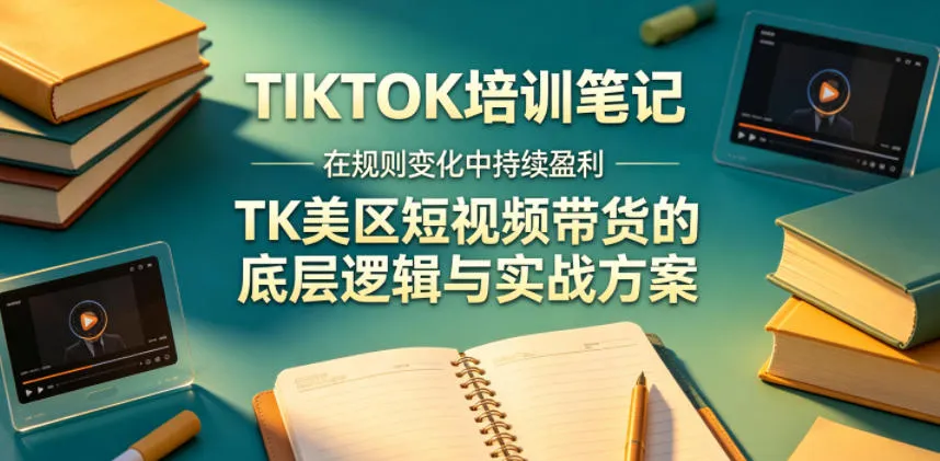 视界跨境TIKTOK4月17培训笔记,在规则变化中持续盈利,TK美区短视频带货的底层逻辑与实战方案【文档】_趣客盟