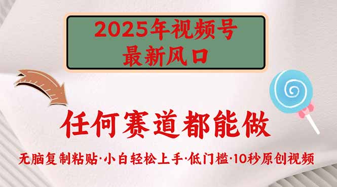 2025年视频号新风口，低门槛只需要无脑执行 - 趣酷猫